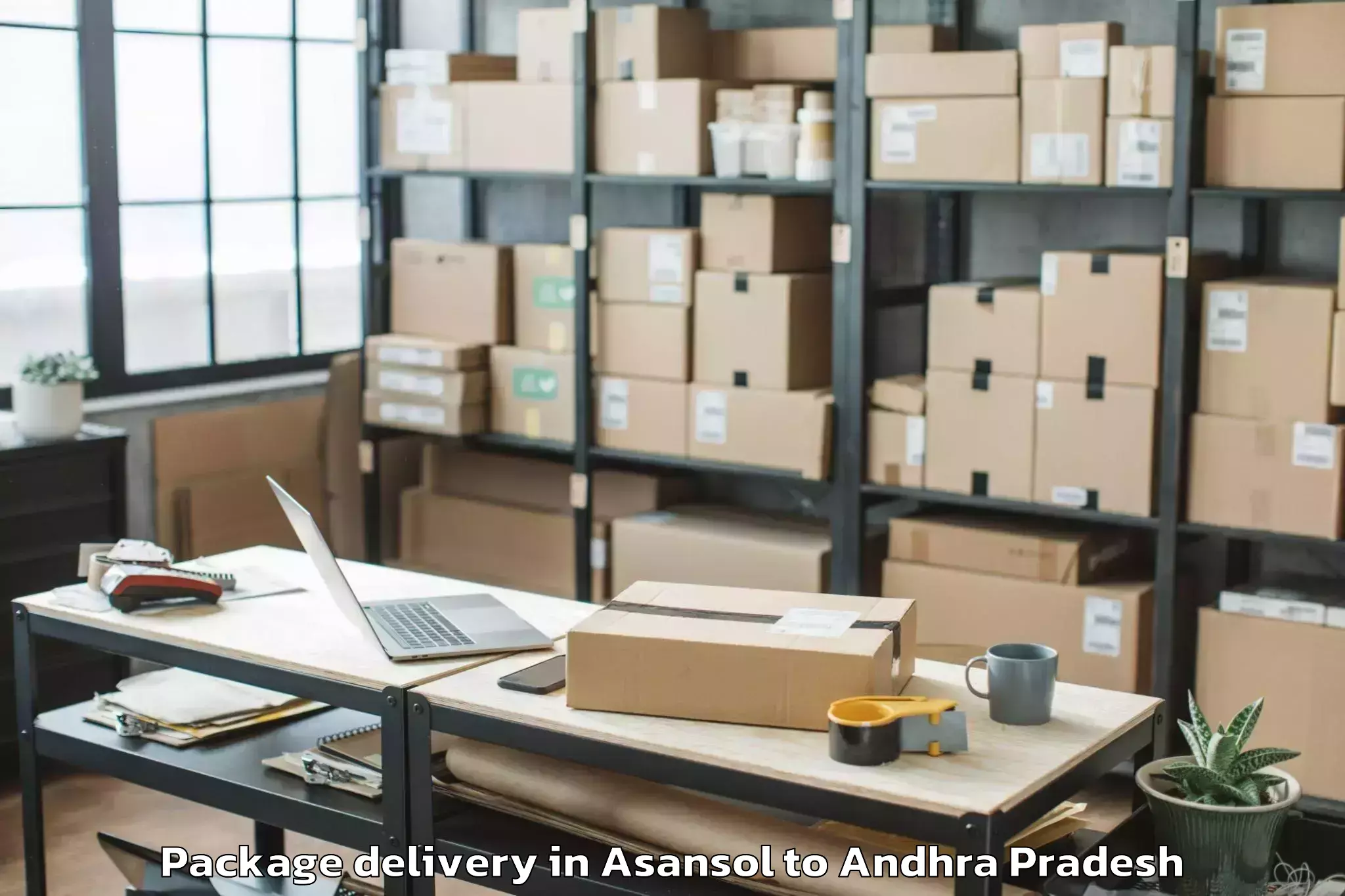 Hassle-Free Asansol to Rudravaram Package Delivery